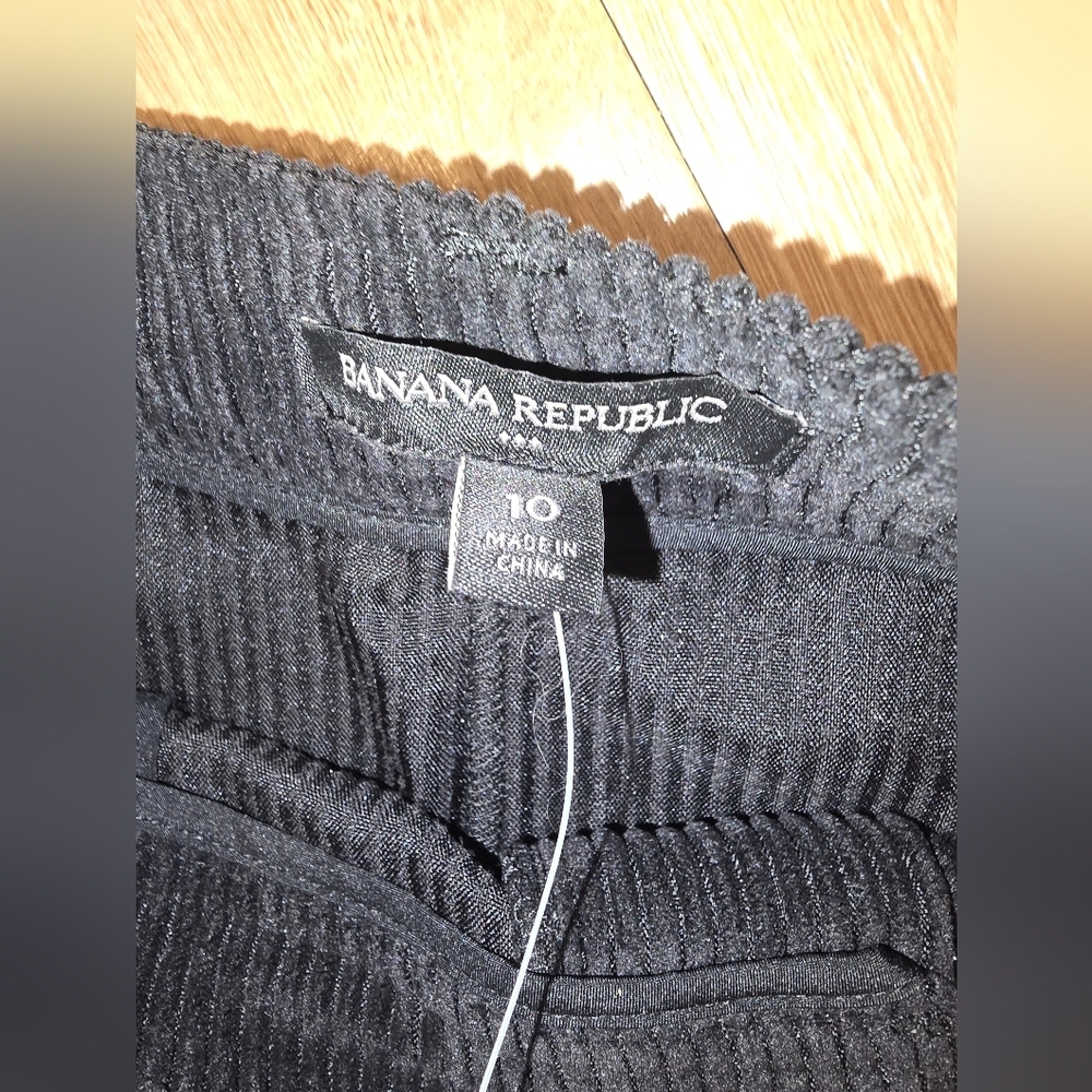 Banana Republic Black Corduroy Pencil Skirt Womens 10 NWT - Picture 5 of 6